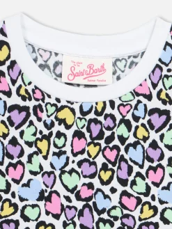Abbey-Kleid für Mädchen mit Fransen und Animal-Print