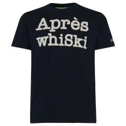Après whiSki blaues T-Shirt