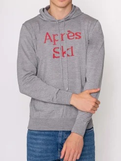 Après-Ski-Kapuzenpullover aus Kaschmirmischung