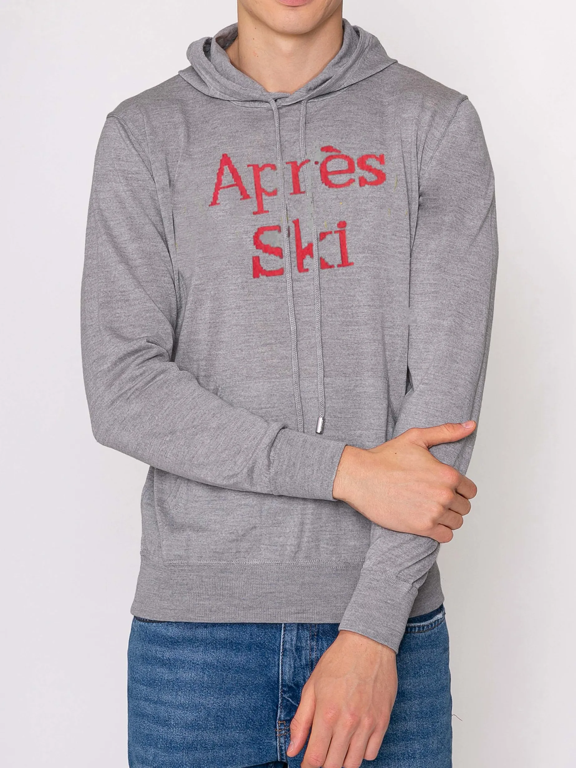 Après-Ski-Kapuzenpullover aus Kaschmirmischung