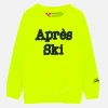 Après-Ski-Sweatshirt für Jungen in Neongelb