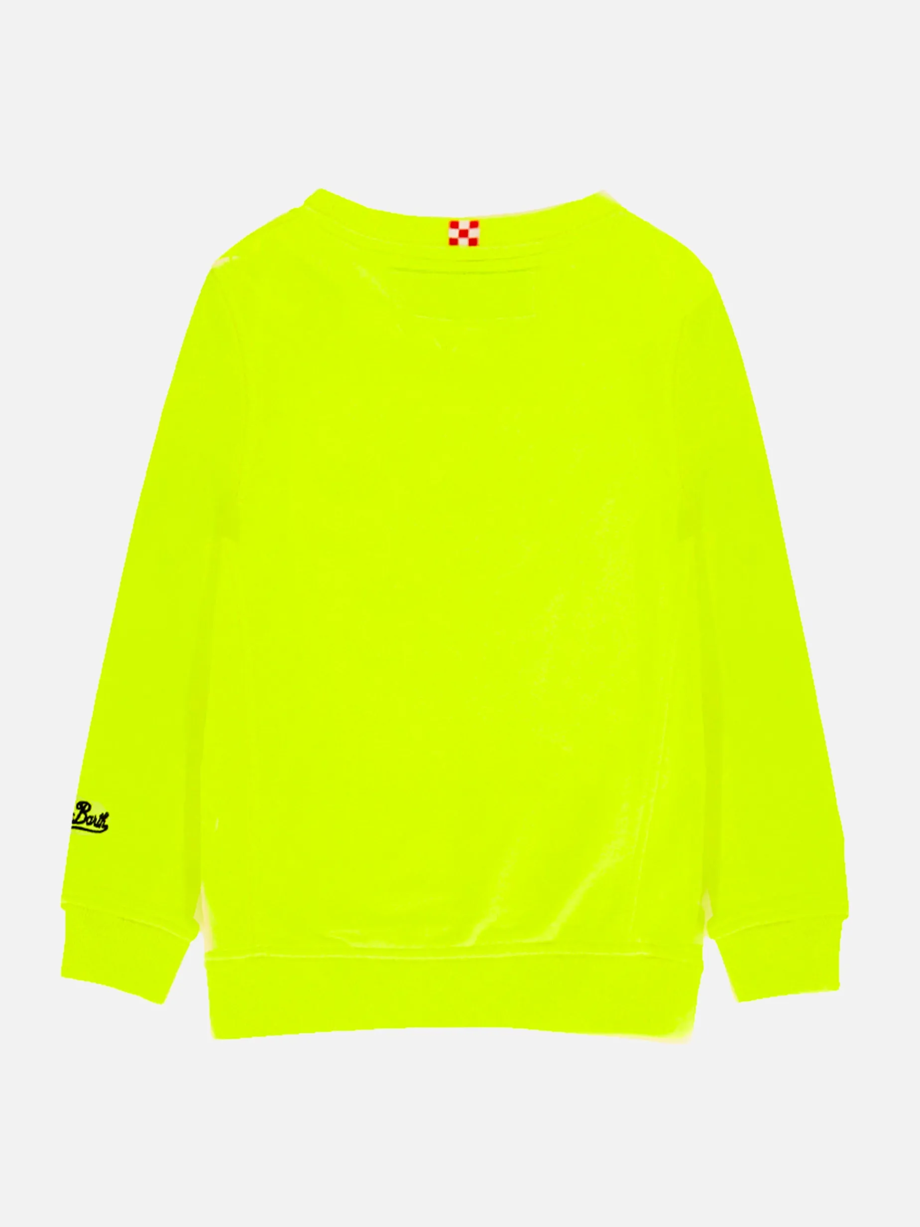 Après-Ski-Sweatshirt für Jungen in Neongelb