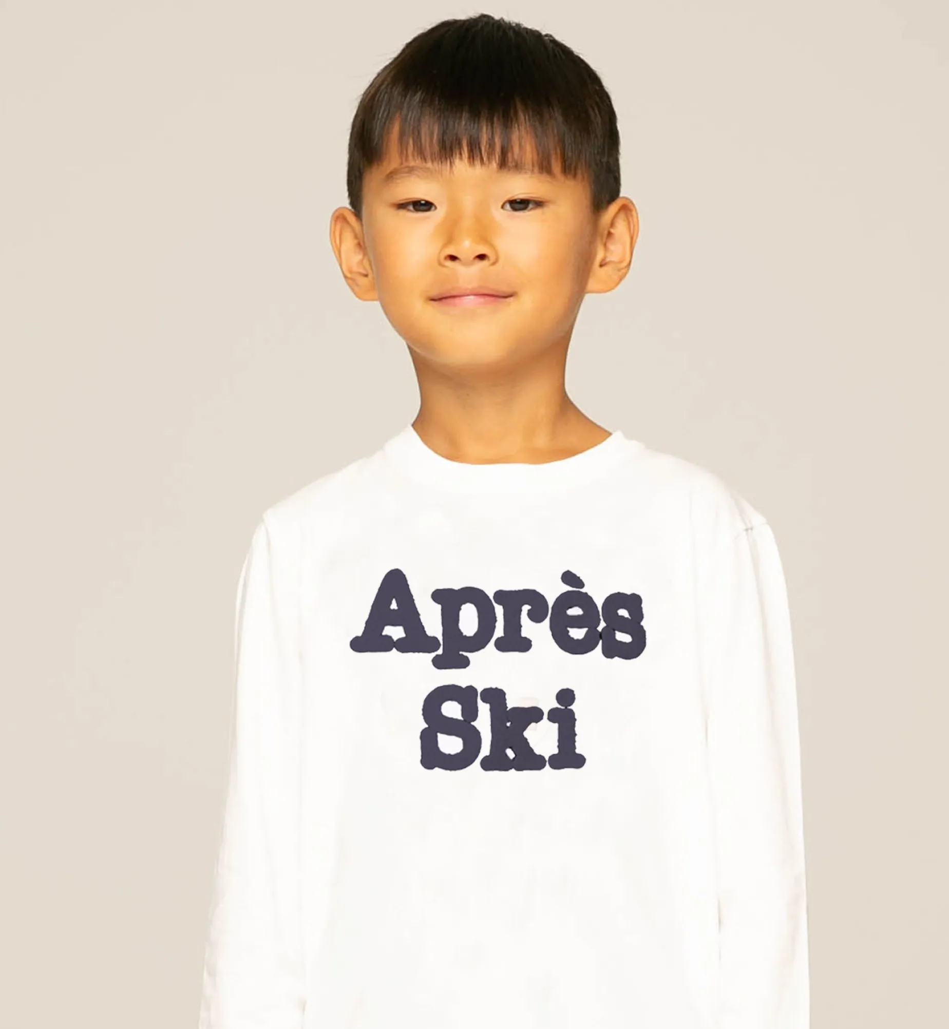 Après-Ski-T-Shirt für Jungen, schmal zulaufend