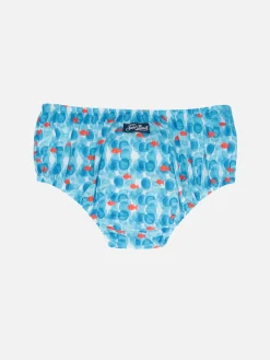 Baby Pumphose Pimmy mit Blasen- und Fisch-Print