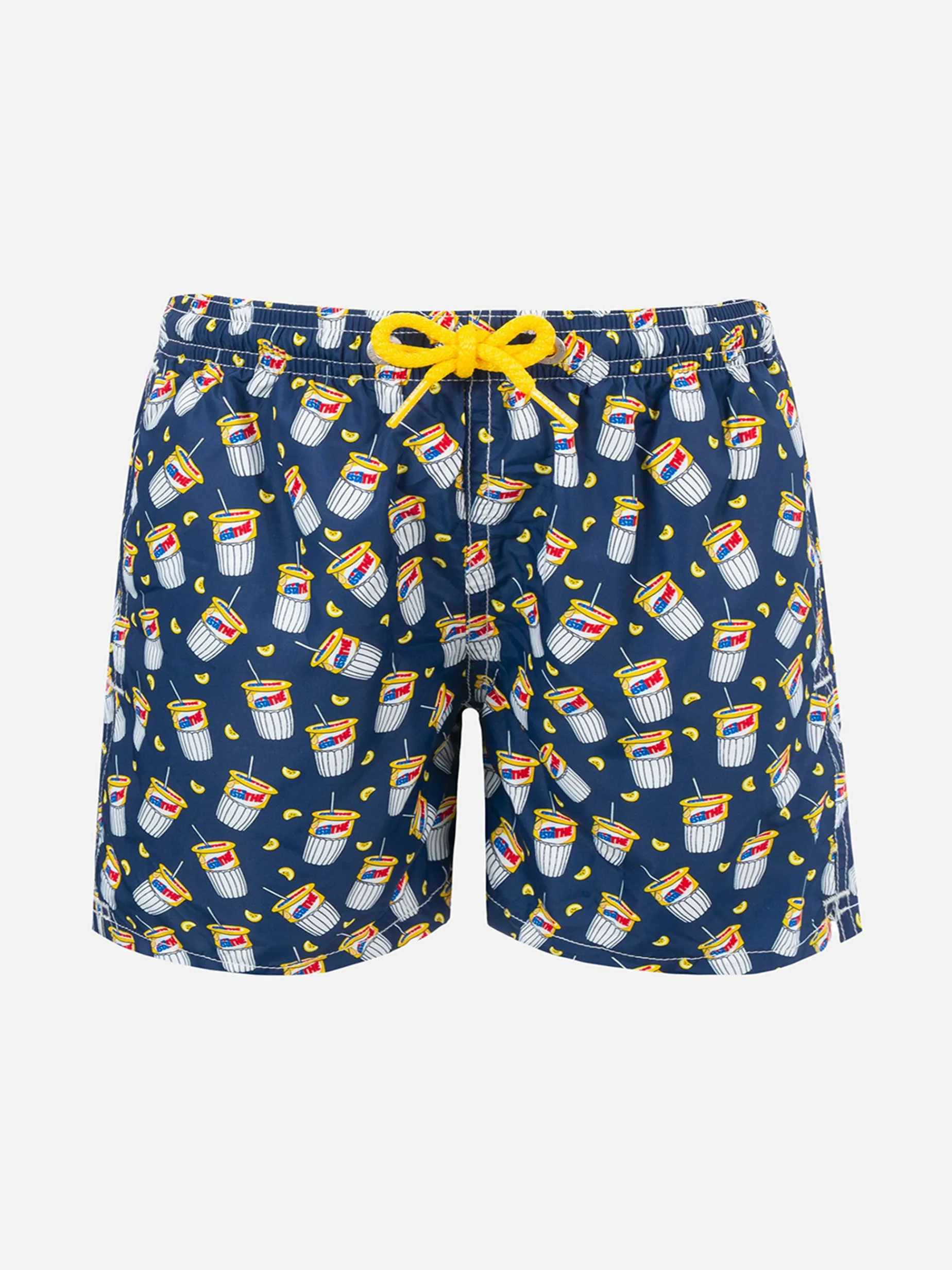 Badeshorts aus leichtem Stoff für Jungen mit Estathè-Aufdruck | ESTATHE‘ SPECIAL EDITION