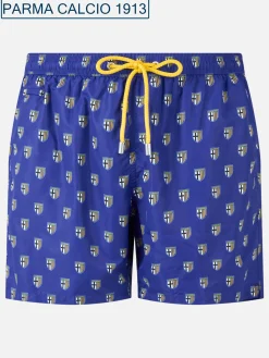 Badeshorts aus leichtem Stoff für Herren mit Parma-Logo-Aufdruck | PARMA CALCIO SPECIAL EDITION