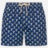 Badeshorts aus leichtem Stoff für Herren mit aufgedrucktem Lazio-Logo | SS LAZIO SPECIAL EDITION