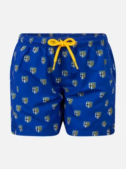 Badeshorts aus leichtem Stoff für Jungen mit Parma-Print | PARMA CALCIO SPECIAL EDITION
