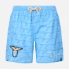 Badeshorts aus leichtem Stoff für Jungen mit Lazio-Aufdruck | SS LAZIO SPECIAL EDITION