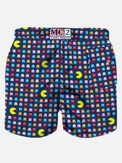 Badeshorts aus leichtem Stoff mit Pac-Man©-Print | Pac-Man© Sonderausgabe