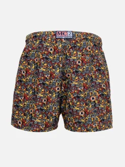 Badeshorts aus leichtem Stoff für Jungen mit Roma-Aufdruck | AS ROMA SPECIAL EDITION