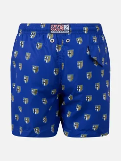 Badeshorts aus leichtem Stoff für Jungen mit Parma-Print | PARMA CALCIO SPECIAL EDITION
