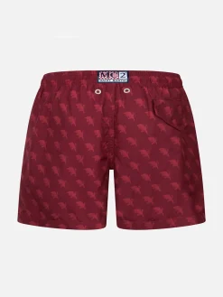 Badeshorts aus leichtem Stoff für Jungen mit TORINO-Aufdruck | AC TORINO SPECIAL EDITION