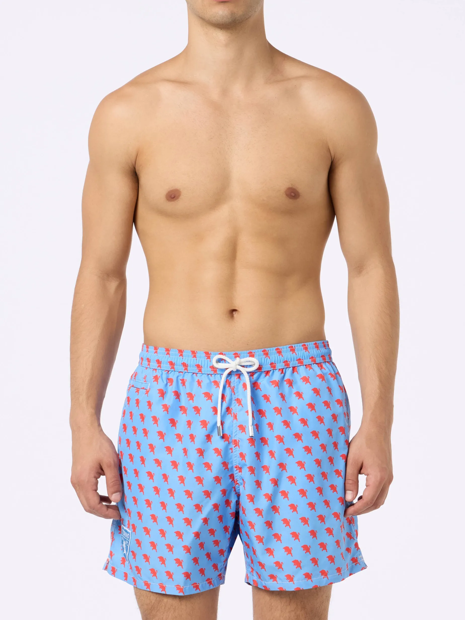 Badeshorts aus leichtem Stoff für Herren mit Torino-Logo-Aufdruck | AC TORINO SPECIAL EDITION