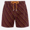 Badeshorts für Herren aus leichtem Stoff Lighting Micro Fantasy mit Roma-Aufdruck | AS ROMA SPECIAL EDITION