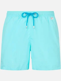 Badeshorts für Herren aus leichtem, wassergrünem Stoff Lighting Pantone | PANTONE-SONDERAUSGABE