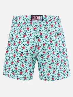 Badeshorts für Herren aus leichtem Stoff Lighting Micro Fantasy mit Scrooge-Aufdruck | DISNEY SPECIAL EDITION