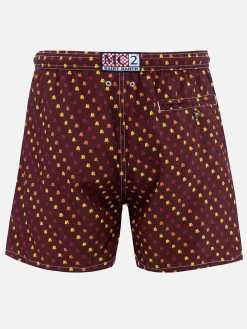 Badeshorts für Herren aus leichtem Stoff Lighting Micro Fantasy mit Roma-Aufdruck | AS ROMA SPECIAL EDITION