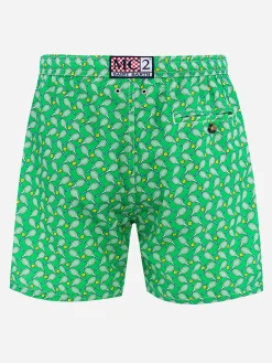 Badeshorts für Herren aus leichtem Stoff Lighting Micro Fantasy mit Tennis-Print