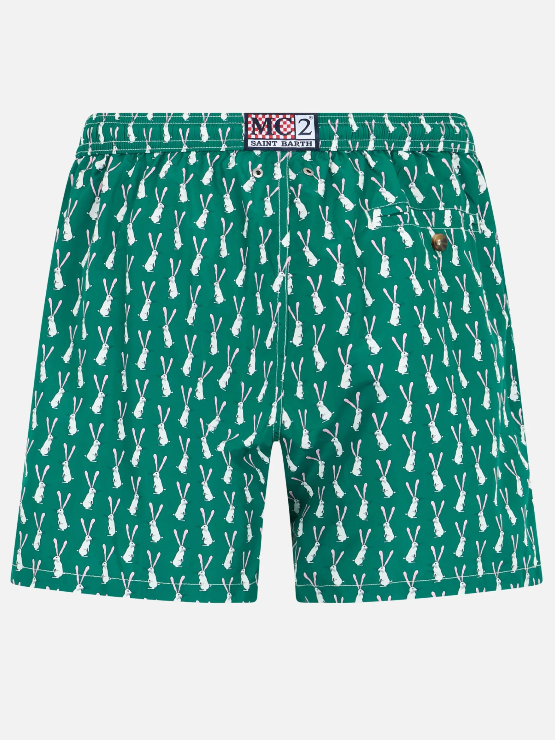 Badeshorts für Herren aus leichtem Stoff Lighting 70 mit Kaninchen-Print