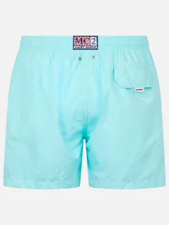 Badeshorts für Herren aus leichtem, wassergrünem Stoff Lighting Pantone | PANTONE-SONDERAUSGABE