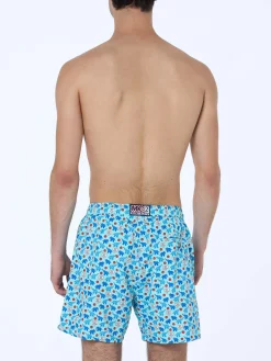 Badeshorts für Herren aus leichtem Stoff Lighting Micro Fantasy mit Elefanten-Print