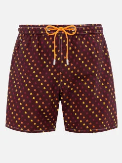 Badeshorts für Herren aus leichtem Stoff Lighting Micro Fantasy mit Roma-Aufdruck | AS ROMA SPECIAL EDITION