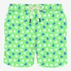 Badeshorts für Herren mit Flossen-Mikrodruck