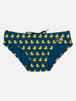 Badeshorts für Herren mit Entenmuster