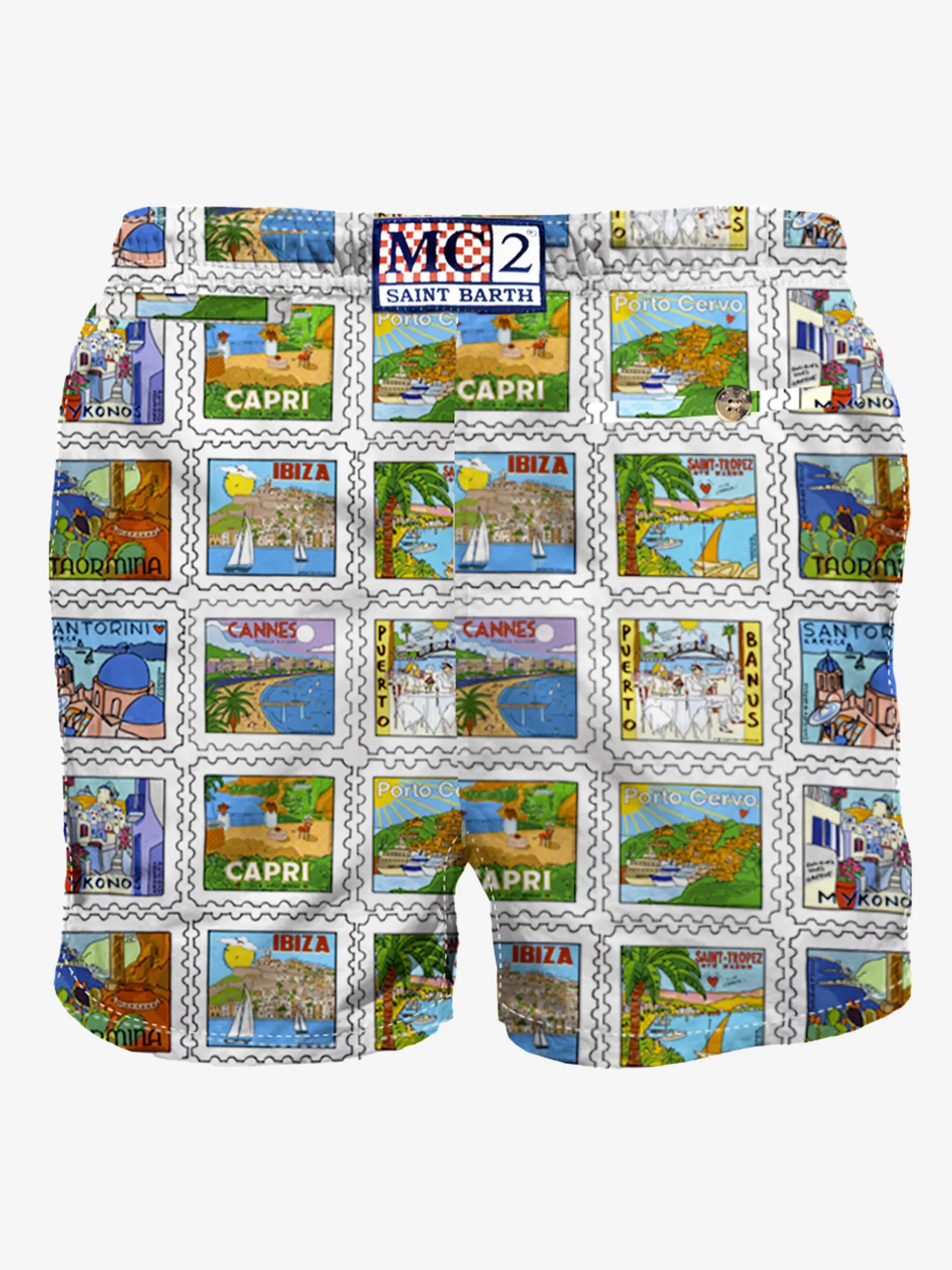 Badeshorts für Herren mit Sommerprint | ALESSANDRO ENRIQUEZ SONDERAUSGABE