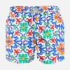 Badeshorts für Jungen aus leichtem Stoff mit Majolika-Print