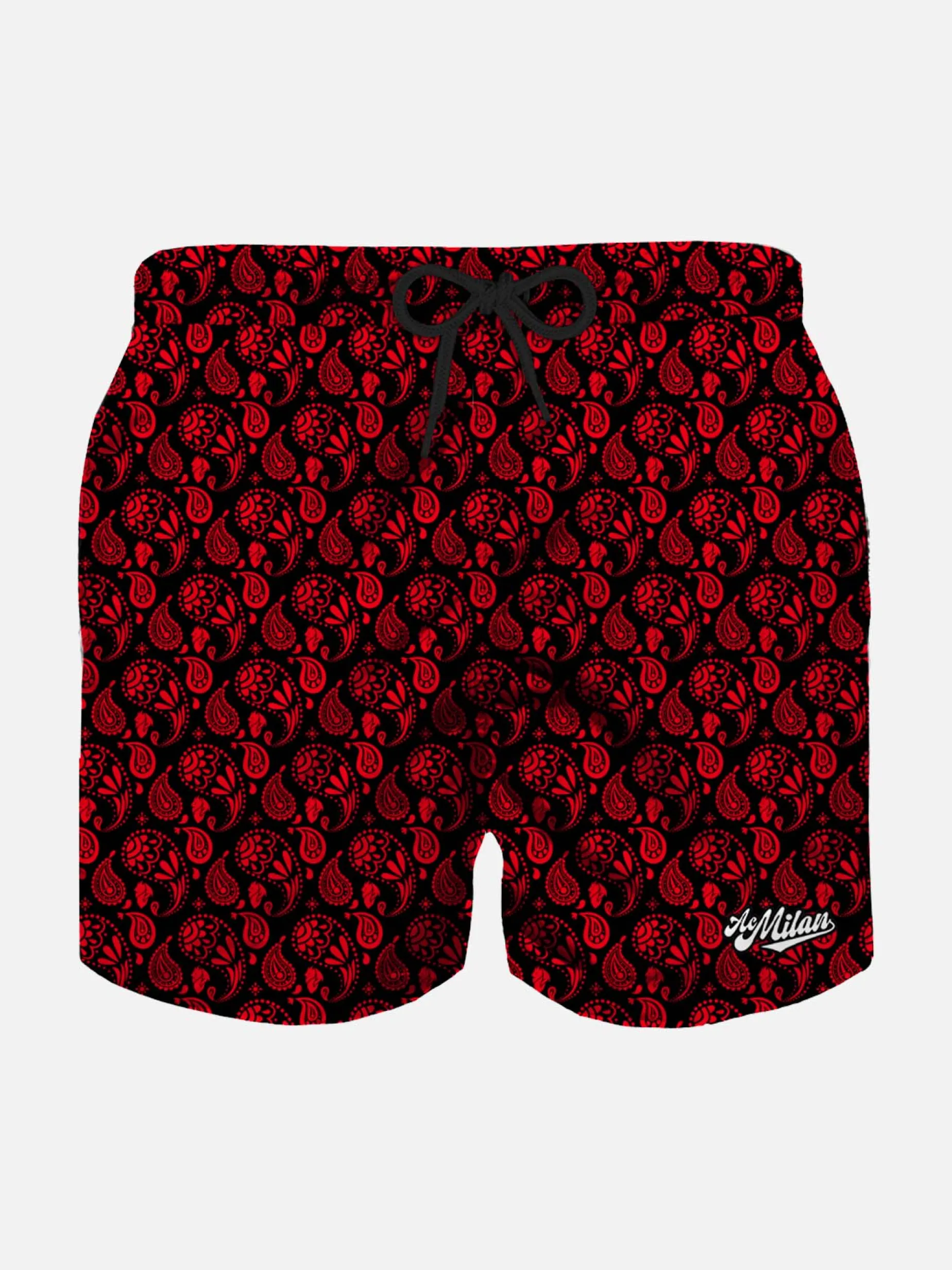Badeshorts für Jungen aus leichtem Stoff mit Milan-Paisley-Print | MAILAND SONDERAUSGABE