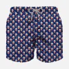 Badeshorts für Jungen aus leichtem Stoff mit Popcorn-Print
