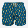 Badeshorts für Jungen aus leichtem Stoff mit Skater-Bart-Aufdruck | DIE SIMPSONS-SONDERAUSGABE
