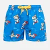 Badeshorts für Jungen aus leichtem Stoff von Jean Lighting mit Snoopy-Aufdruck | SNOOPY PEANUTS