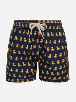 Badeshorts für Jungen aus leichtem Stoff von Jean Lighting mit Entenmuster