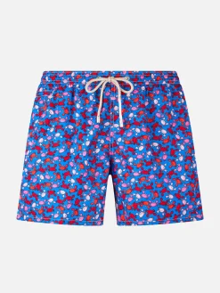 Badeshorts für Jungen aus leichtem Stoff von Jean Lighting mit Krabben-Print