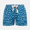 Badeshorts für Jungen aus leichtem Stoff Jean Lighting 70 mit Krabbendruck