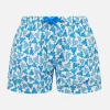 Badeshorts für Jungen aus leichtem Stoff von Jean Lighting mit Hummer-Print
