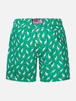 Badeshorts für Jungen aus leichtem Stoff von Jean Lighting mit Aufdruck des Australian Markenlogos | AUSTRALIAN BRAND SPECIAL EDITION