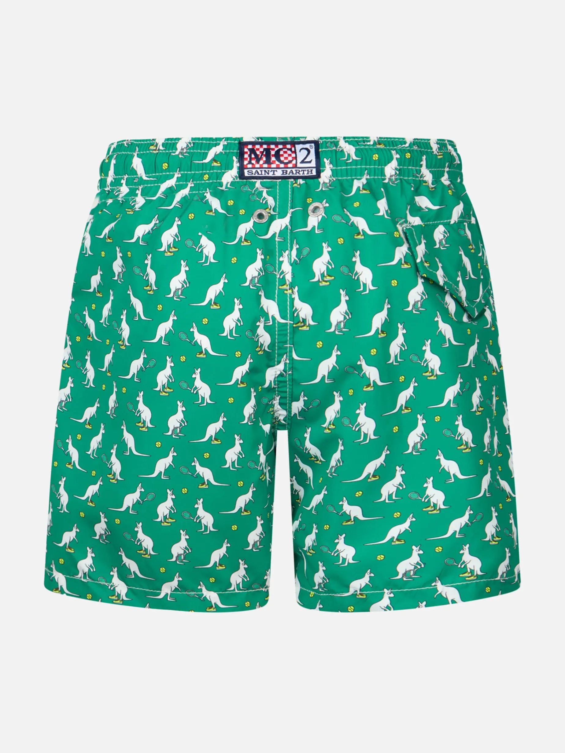 Badeshorts für Jungen aus leichtem Stoff von Jean Lighting mit Aufdruck des Australian Markenlogos | AUSTRALIAN BRAND SPECIAL EDITION