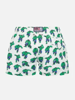 Badeshorts für Jungen aus leichtem Stoff von Jean Lighting mit Hulk-Aufdruck | MARVEL-SONDERAUSGABE