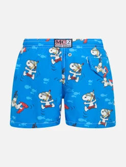Badeshorts für Jungen aus leichtem Stoff von Jean Lighting mit Snoopy-Aufdruck | SNOOPY PEANUTS