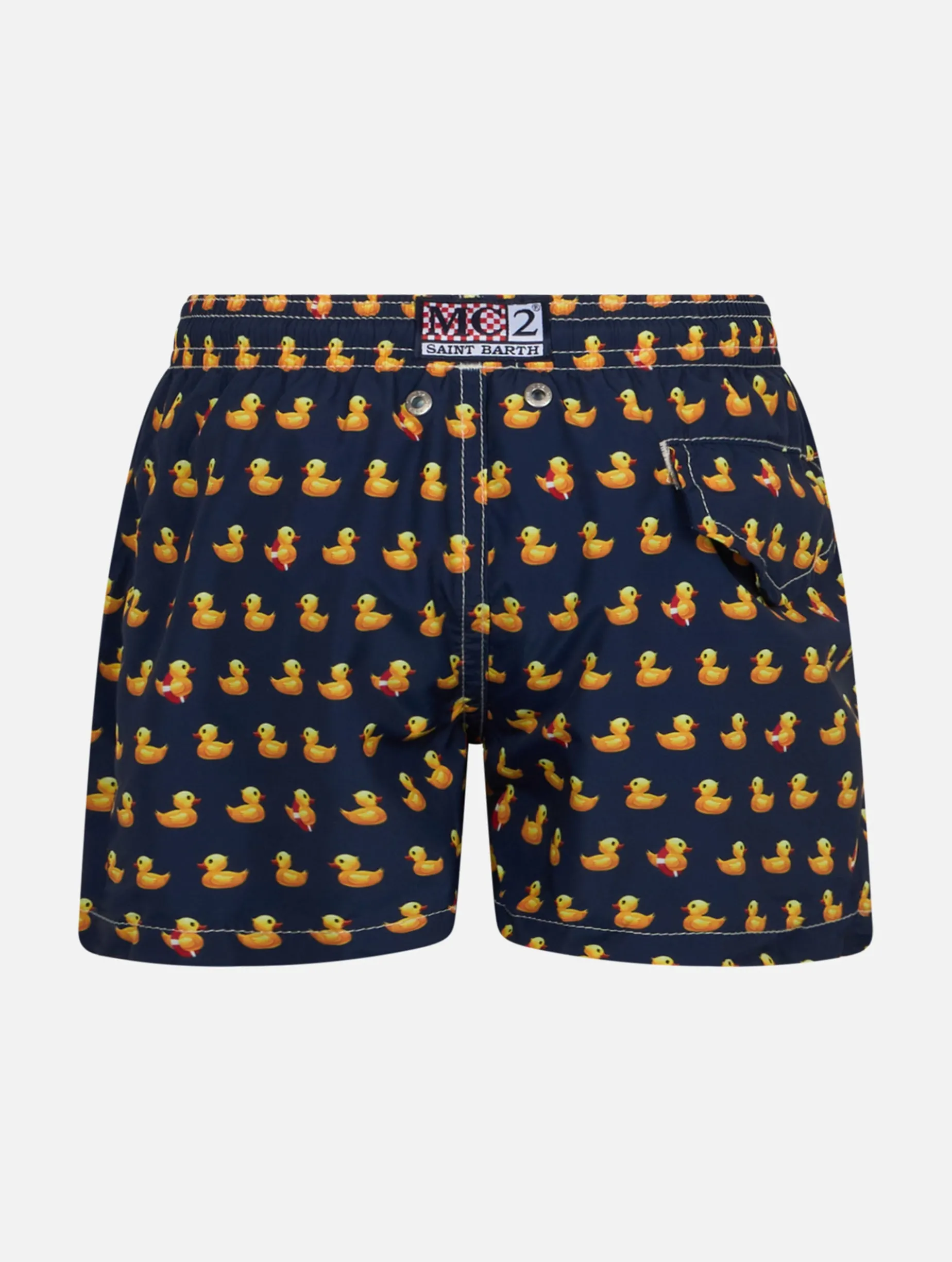 Badeshorts für Jungen aus leichtem Stoff von Jean Lighting mit Entenmuster