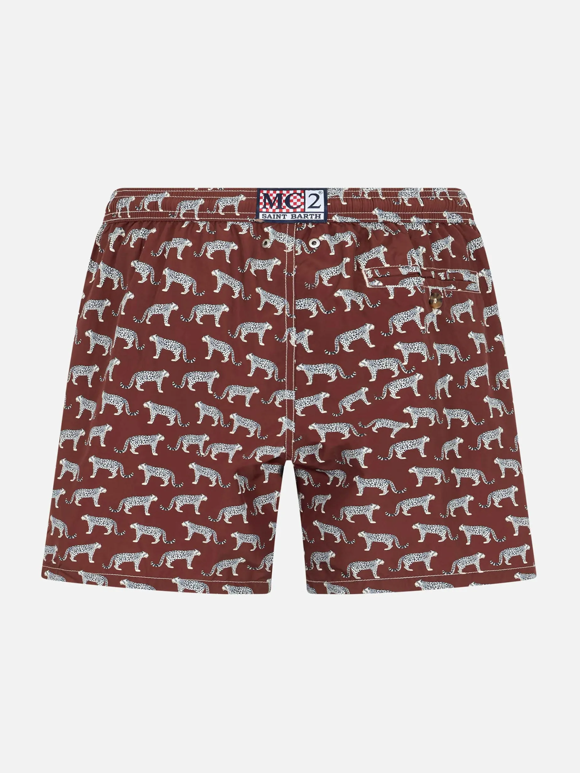 Badeshorts für Jungen aus leichtem Stoff Jean Lighting 70 mit Puma-Print