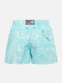 Badeshorts für Jungen aus leichtem Stoff Jean Lighting 70 mit Paisley-Print