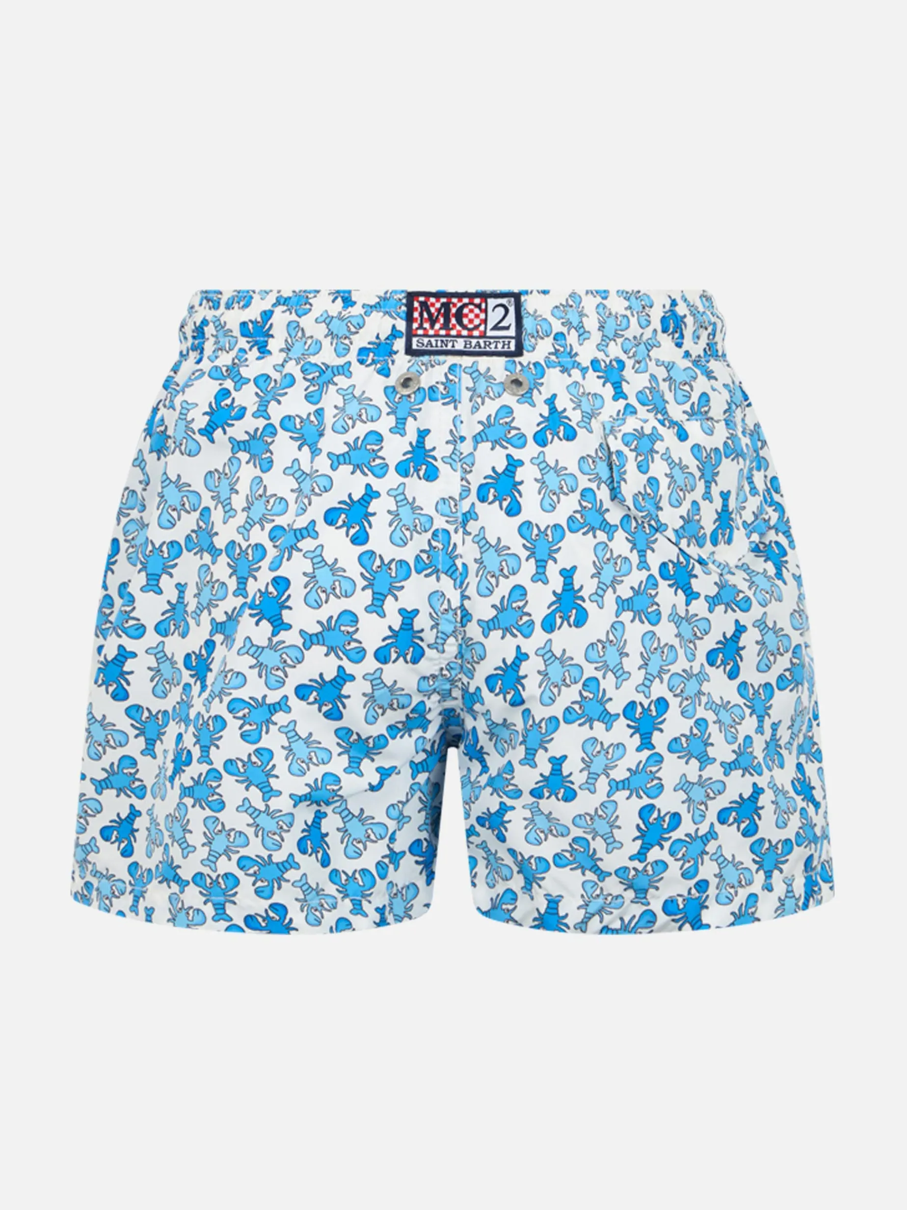 Badeshorts für Jungen aus leichtem Stoff von Jean Lighting mit Hummer-Print