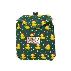 Badeshorts für Jungen aus leichtem Stoff mit weihnachtlichem Enten-Print