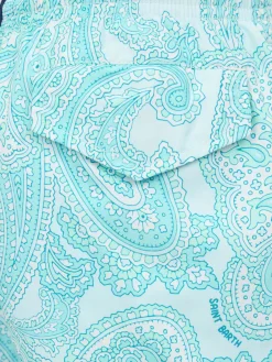 Badeshorts für Jungen aus leichtem Stoff Jean Lighting 70 mit Paisley-Print
