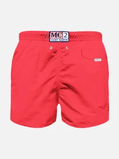 Badeshorts für Jungen in Neonrot | PANTONE® SONDERAUSGABE